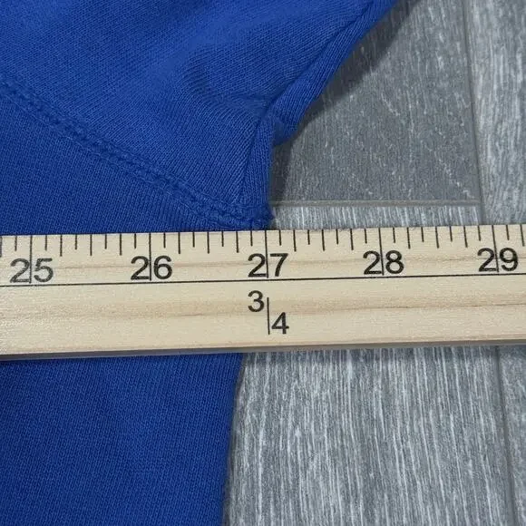 Nike Pitt Panthers Hoodie Sweatshirt Mens XL Blue Fleece Pullover Center Swoosh - Picture 9 of 10